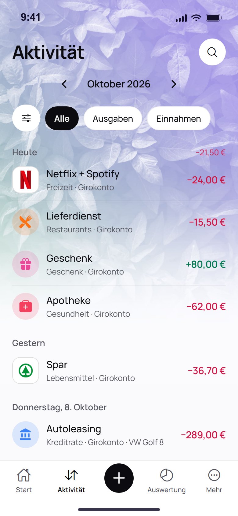Ausgabe in wenigen Tipps erfassen